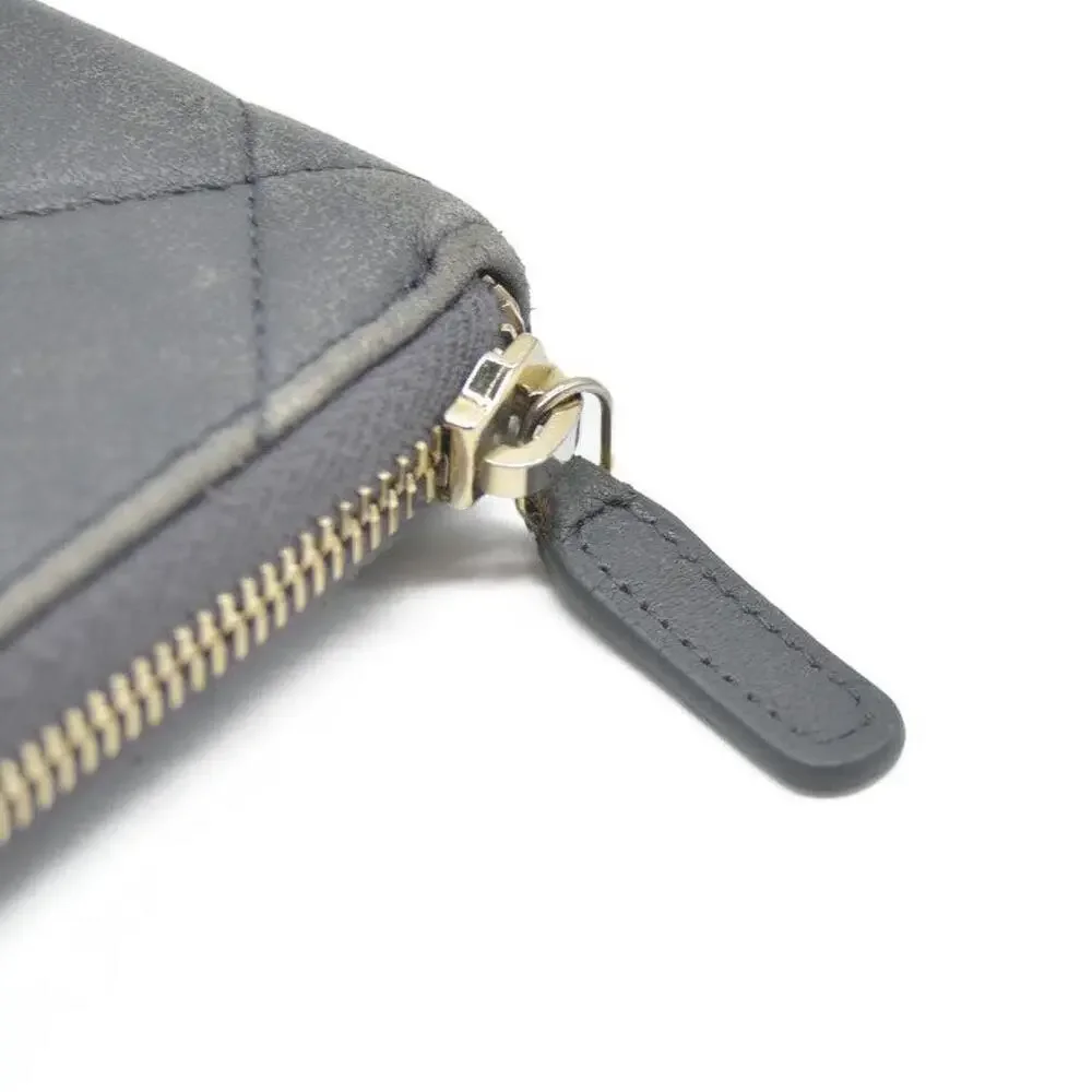 Chanel 2021 Interlocking CC Logo Continental Wallet